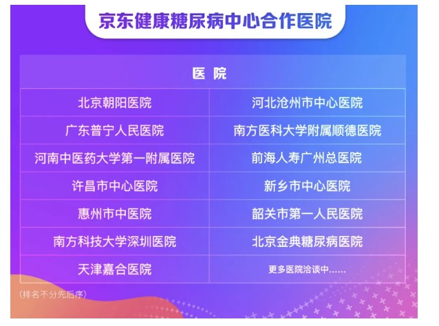 京东健康糖尿病中心上线，线上线下一体化的管理闭环模式