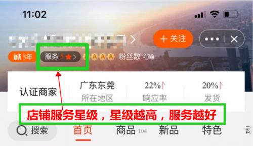 阿里1688诚信通服务星级已在手机旺铺展示,服务星级是什么？