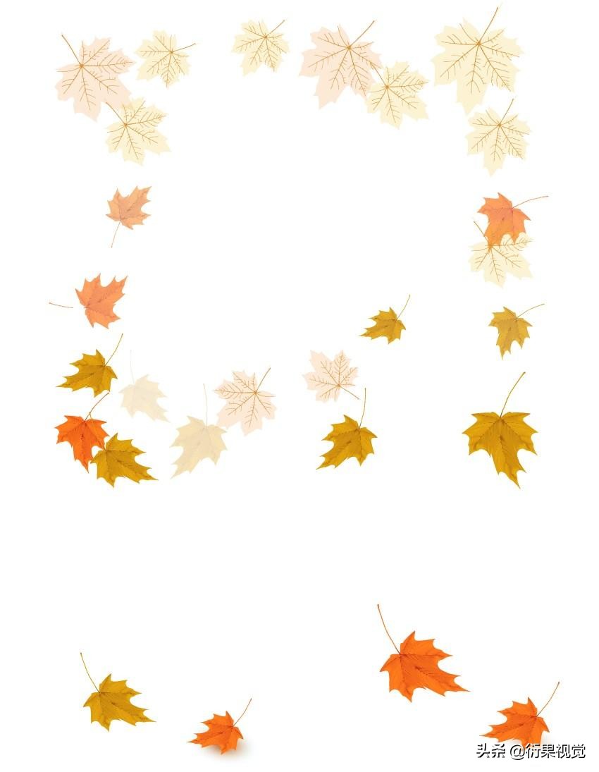 AI创建矢量秋天背景图