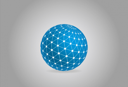 AI用3D绕转和贴图功能制作充满科技感的网格小球效果