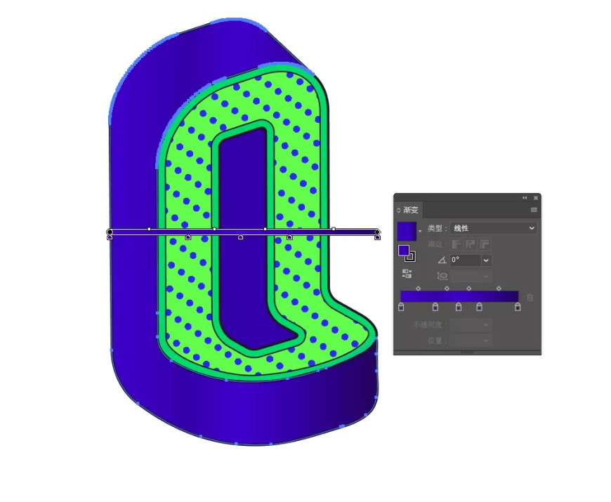 AI教程！用3D效果轻松制作趣味2.5D立体字效